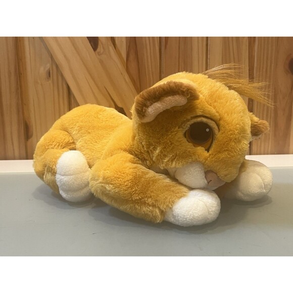 Authentic Mattel Disney Vintage 1993 The Lion King Floppy Simba Plush Toy HTF - Picture 1 of 7
